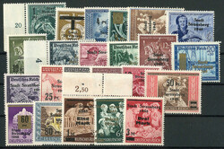 Sondermarken 1945, 24 Werte tadellos **. Mi. 300,- €  Automatically ...