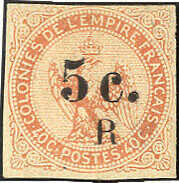 5 C. auf 40 C. orange 1885 allseits voll-/breitrandig geschnitten, ...