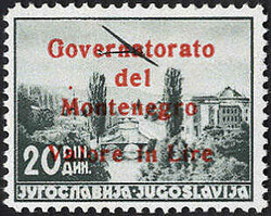 3490: Italia Occupazione II. WK Montenegro