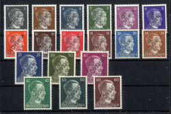 Freimarken Ausgabe Maribor 1945, alle 19 Überdruckwerte 1945, 6 Pfg. ...