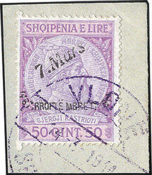 Ankunft des Königs 1914 sauber #, meist auf herrlichen Briefstücken ...