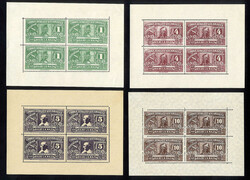 Flugpost 1937 (ohne Mi.Nr. 846 A) im gezähnten u. ungezähnten ...