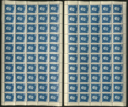 Erziehungsamt 1942, 100 Serien in gefalteten Bögen tadellos **, ...