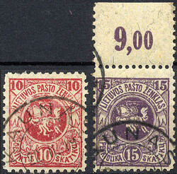 1.Berliner Ausgabe 1919 mit senkrechtem Wz., tadellos #, 15 - 30 Sk. ...