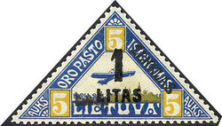 Flugpost 1922 tadellos #, Höchstwert in Type I + II. Mi. 170,- €