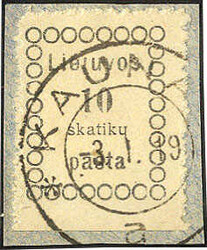 Vilnaer Ausgabe II 1918, einheitlich in Type II, tadellos # bzw. auf ...