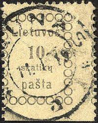 Vilnaer Ausgabe II 1918, einheitlich in Type II, tadellos #