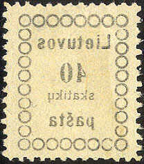 40 Sk. Vilnaer Ausgabe II mit vollständigem, deutlichem u. klarem rs ...