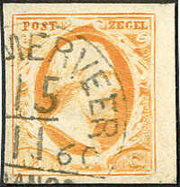 Freimarken 1852 tadellos #, allseits breitrandig geschnitten, 10 C. ...