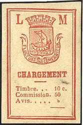 Paris-St.Denis, Freimarken 1871, beide Serien farbfrisch, Nr. 4 etwas ...