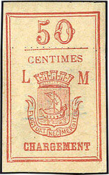 Paris-St.Denis, Freimarken 1871, beide Serien farbfrisch, Nr. 4 etwas ...