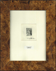 Prinzessin Grace Kelly, grossformatiger Entwurf auf Büttenpapier in ...