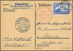 982522: Zeppelin, Zeppelinpost LZ 127, Südamerikafahrten 1930