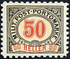 1920: Bosnia Herzegowina - Postage due stamps