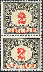1920: Bosnia Herzegowina - Postage due stamps