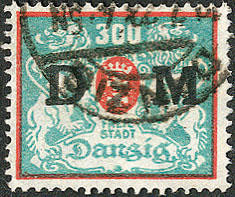 340: Danzig - Official stamps
