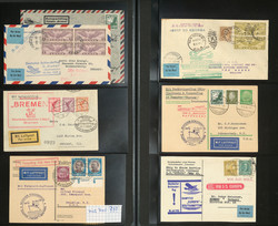 7690: Collections and Lots Zeppelin and Airmail - Collections