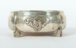 Jugendstil-Schale N. M. Thune, Oslo, um 1910/15, Silber 830, ca. 245 ...