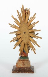 Bildschnitzer des 18./19. Jh. ''Strahlenkranzmadonna'', Holz ...