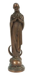 Bildhauer des 19./20. Jh. ''Maria Immaculata'', Bronze, patiniert, ...