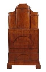 Biedermeier-Schreibschrank mit Pultschublade 2. Viertel 19. Jh., ...