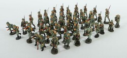 Konvolut Soldaten Elastolin, Masse bemalt, Wehrmacht, ca. 51 Soldaten ...