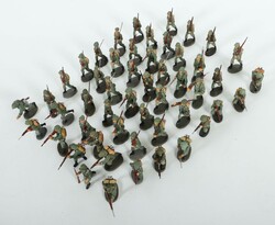 Konvolut Soldaten Elastolin, Masse bemalt, Wehrmacht, ca. 51 Soldaten ...