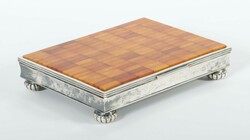 Prächtige Bernstein-Schatulle Wilhelm Binder, Schwäbisch Gmünd, ...