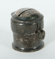 Spardose Bruckmann &amp; Söhne, Heilbronn, dat. 1934, runder, ...