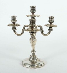 Vierflammiger Kerzenleuchter Gebrüder Deyhle, Schwäbisch Gmünd, 20 ...