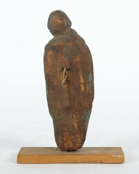 Bildschnitzer wohl des 18. Jh. (?) ''Trauernde Muttergottes'', Holz ...