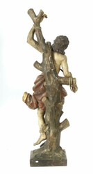Bildschnitzer des 18. Jh. wohl süddeutsch, ''Hl. Sebastian'', Holz ...