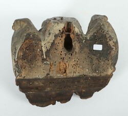 Bildschnitzer des 18. Jh. ''Puttokopf'', Holz, plastisch geschnitzter ...