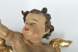 Bildschnitzer des 19. Jh. Süddeutschland, ''Schwebender Engel'', ...