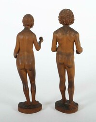 Lambert, I. Bildschnitzer/Kopist des 19./20. Jh. ''Adam und Eva'', um ...