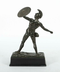 Bildhauer des 20. Jh. ''Spartanischer Krieger'', Zinkguß patiniert, ...