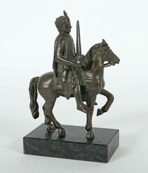 Bildhauer des 20. Jh. ''Karl der Große'', Bronze patiniert, ...