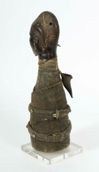 Fetischfigur der Bassa Liberia, Kraftfigur mit porträtartig ...