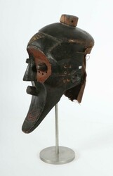 Bena Biombo Kuba-Maske DR Kongo, große Holzmaske des Typs der ...