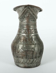 Königlicher Krug Persien, 19. Jh., Qajar Dynastie, Kupfer verzinnt, ...