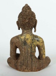 Buddha Shakyamuni Burma, 2. Hälfte 20. Jh., Metallguss, vergoldet, ...