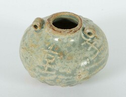 Kleine Zweihenkelvase China, Tang-Dynastie, 617 - 907, Steingut, ...
