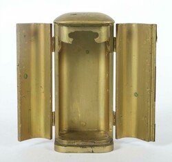 Zushi-Schrein Japan, 19./20. Jh., Holz, goldfarben lackiert, ...