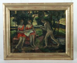 Deicher, Luise Waiblingen 1891 - 1973, Malerin, Stud. an der Akad. ...