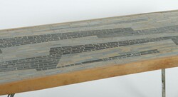 Zimmermann, W. deutscher Kunsthandwerker, Mitte 20. Jh., Mosaiktisch, ...