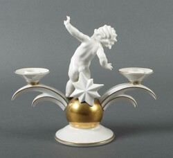 Kerzenleuchter mit Putto Karl Tutter (Entwurf), Hutschenreuther, ...