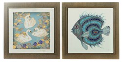 Zwei Bildplatten Hans Achtziger (Entwurf), Hutschenreuther ...