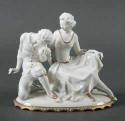 ''Der Handkuss'' Carl Werner (Entwurf), Hutschenreuther (Ausführung) ...