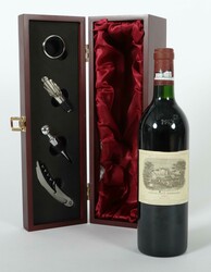 Exclusiver Rotwein 1 Flasche, 0,75l, Chateau Lafite Rothschild, 1985, ...