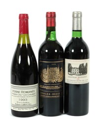 3 Flaschen franz. Rotweine 1 x Chateau Palmer, Margaux Medoc, 1975, 0 ...